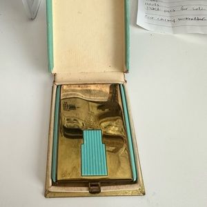 Vintage 1940’s Coty Double Compact L’Origan Rachel-Medium